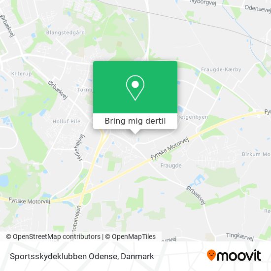 Sportsskydeklubben Odense kort