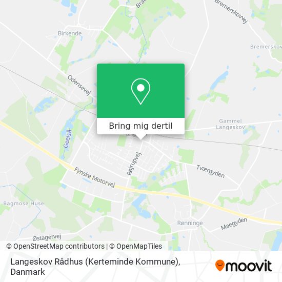 Langeskov Rådhus (Kerteminde Kommune) kort