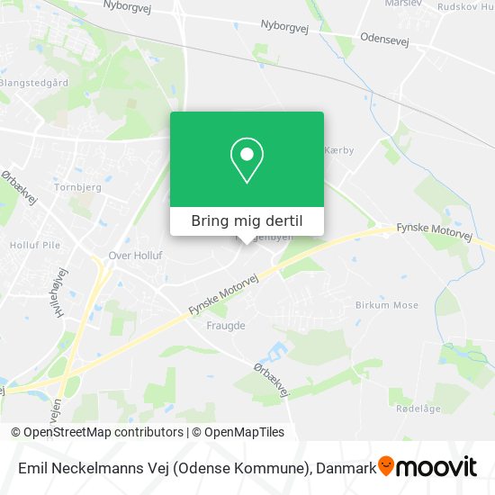 Emil Neckelmanns Vej (Odense Kommune) kort