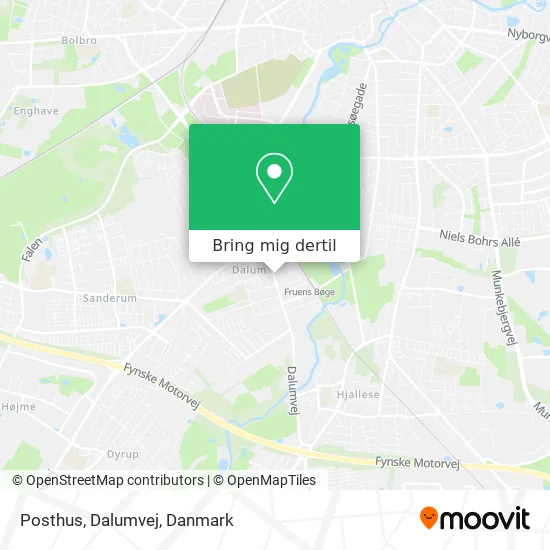 Posthus, Dalumvej kort