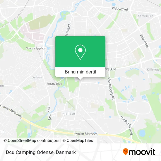 Dcu Camping Odense kort