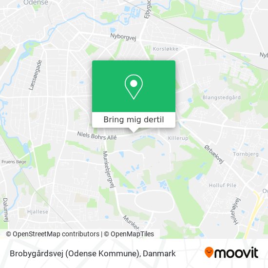 Brobygårdsvej (Odense Kommune) kort