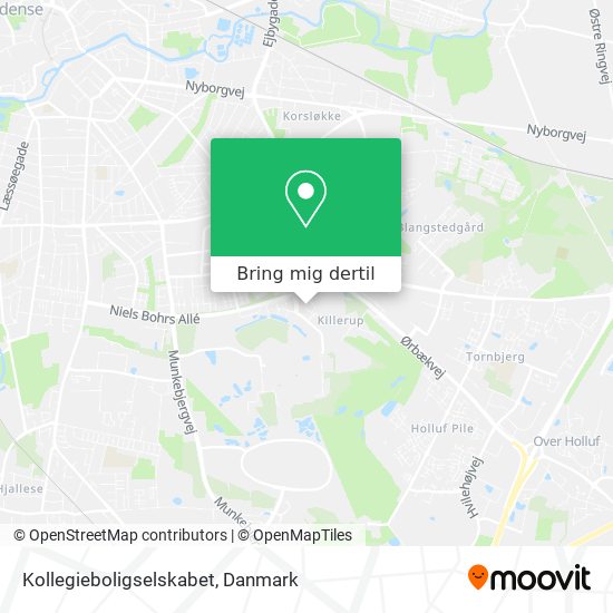Kollegieboligselskabet kort