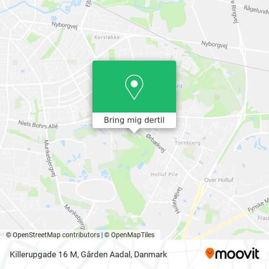 Killerupgade 16 M, Gården Aadal kort