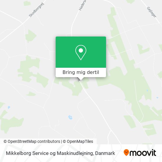 Mikkelborg Service og Maskinudlejning kort