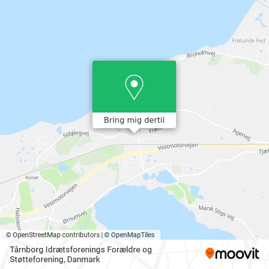 Tårnborg Idrætsforenings Forældre og Støtteforening kort