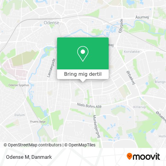 Odense M kort