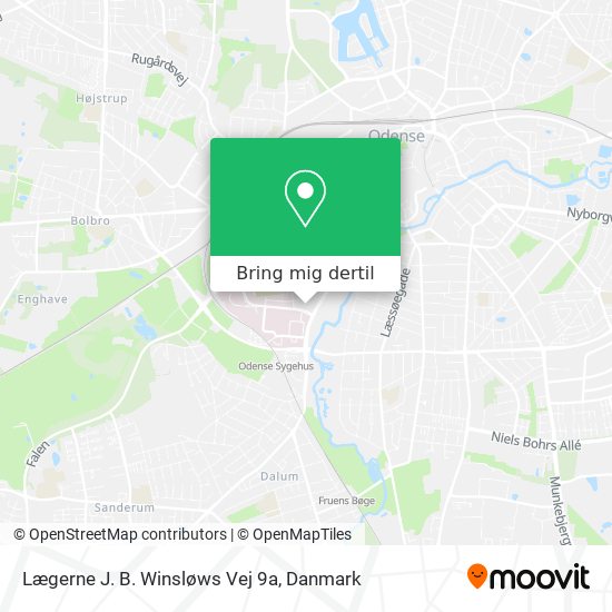 Lægerne J. B. Winsløws Vej 9a kort