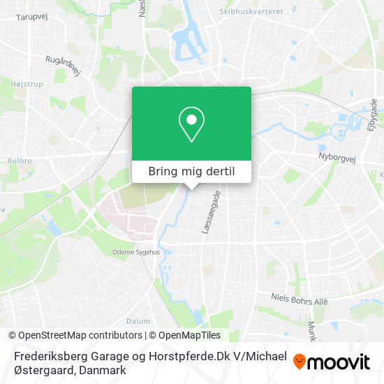 Frederiksberg Garage og Horstpferde.Dk V / Michael Østergaard kort