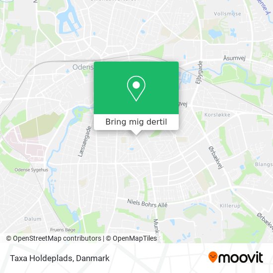 Taxa Holdeplads kort