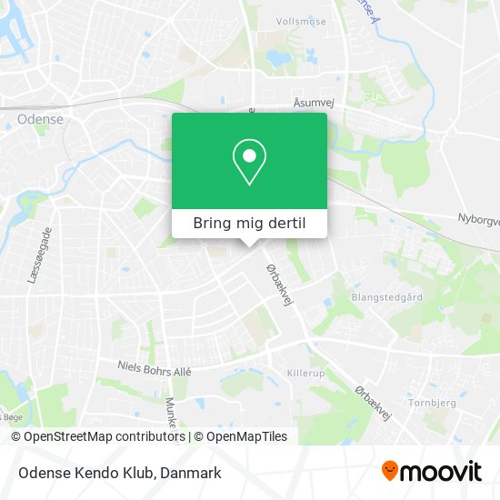 Odense Kendo Klub kort