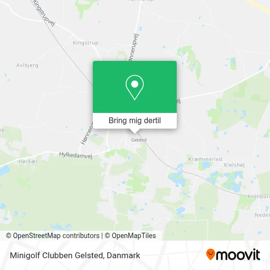 Minigolf Clubben Gelsted kort