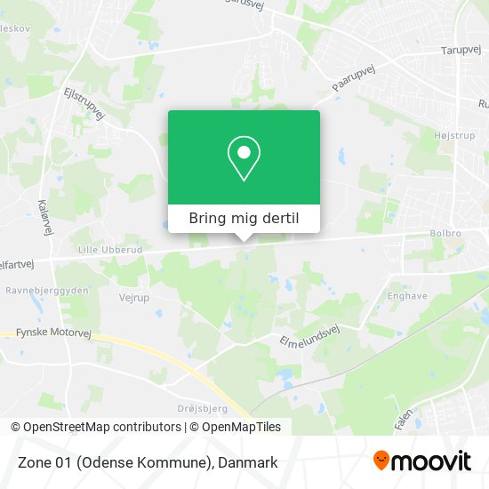 Zone 01 (Odense Kommune) kort