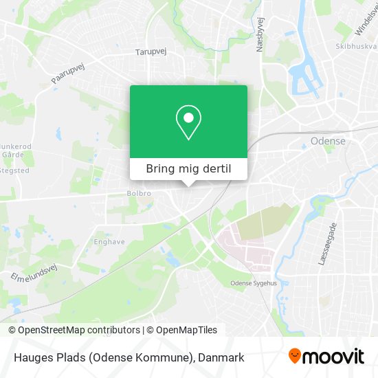 Hauges Plads (Odense Kommune) kort