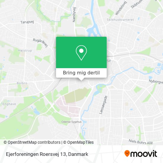 Ejerforeningen Roersvej 13 kort