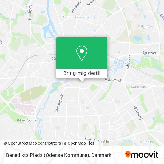 Benedikts Plads (Odense Kommune) kort