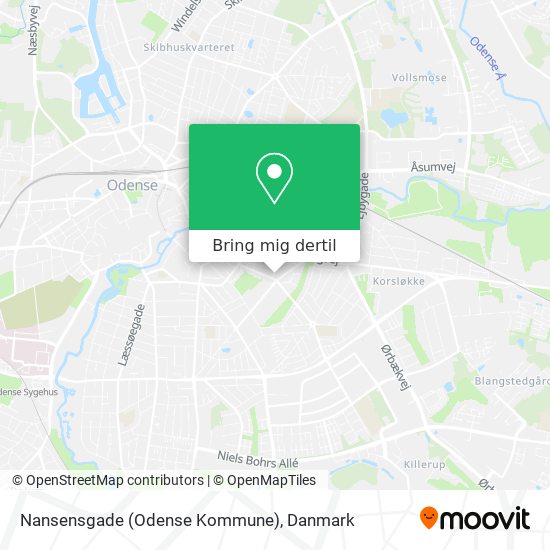 Nansensgade (Odense Kommune) kort