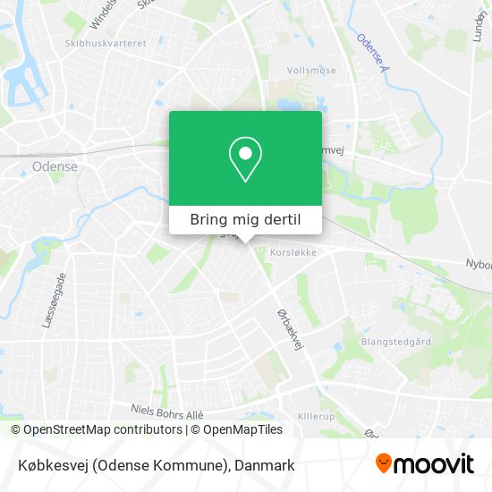 Købkesvej (Odense Kommune) kort