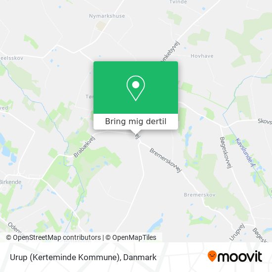 Urup (Kerteminde Kommune) kort