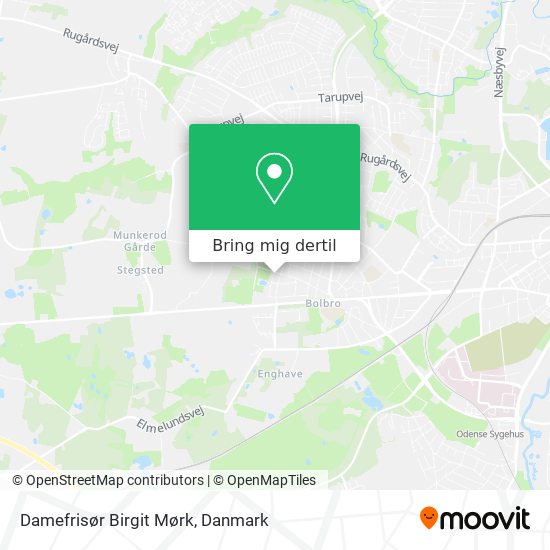 Damefrisør Birgit Mørk kort