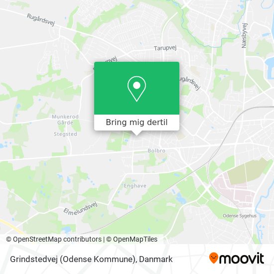 Grindstedvej (Odense Kommune) kort