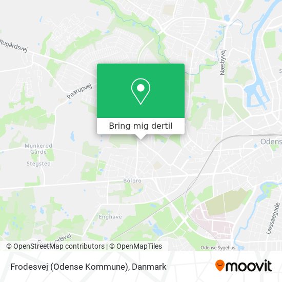 Frodesvej (Odense Kommune) kort