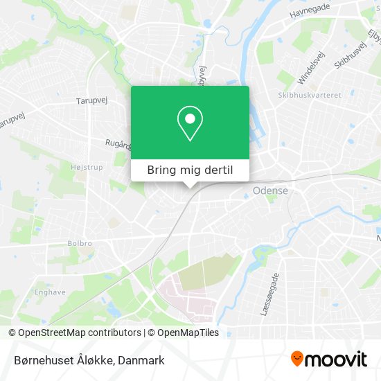 Børnehuset Åløkke kort