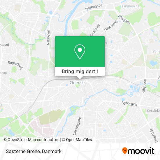 Søsterne Grene kort