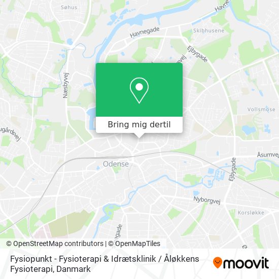 Fysiopunkt - Fysioterapi & Idrætsklinik / Åløkkens Fysioterapi kort