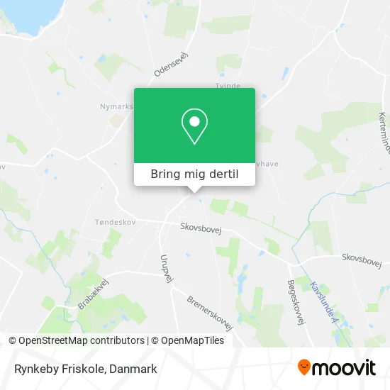Rynkeby Friskole kort