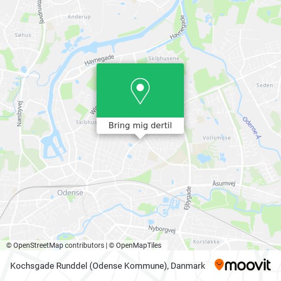 Kochsgade Runddel (Odense Kommune) kort