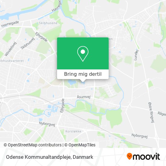 Odense Kommunaltandpleje kort