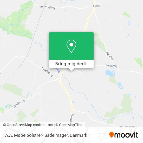 A.A. Møbelpolstrer- Sadelmager kort
