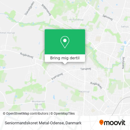Seniormandskoret Metal-Odense kort