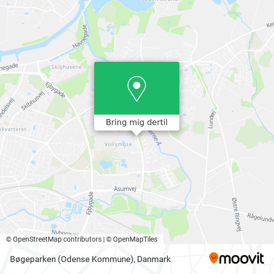 Bøgeparken (Odense Kommune) kort