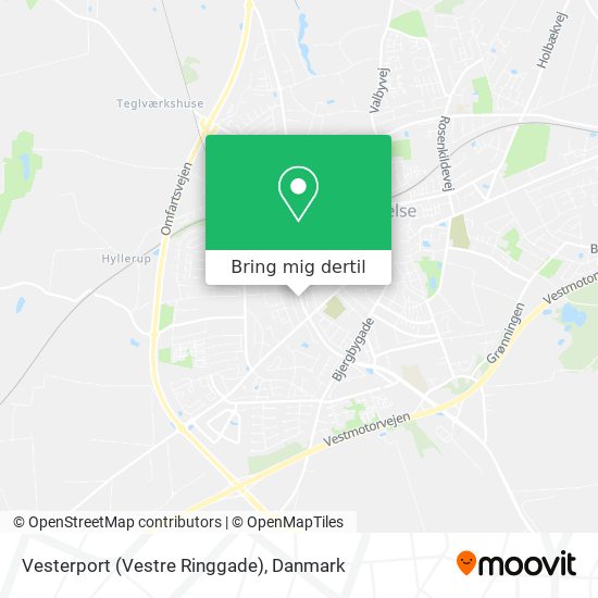 Vesterport (Vestre Ringgade) kort