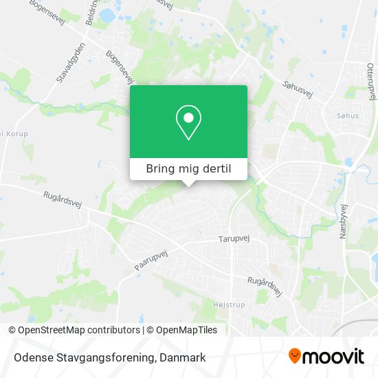 Odense Stavgangsforening kort