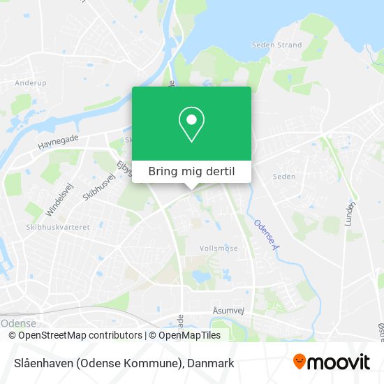 Slåenhaven (Odense Kommune) kort