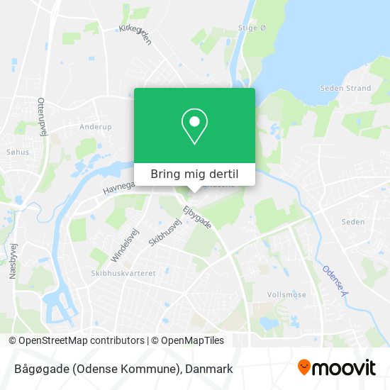 Bågøgade (Odense Kommune) kort