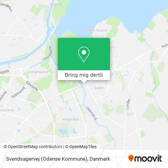 Svendsagervej (Odense Kommune) kort