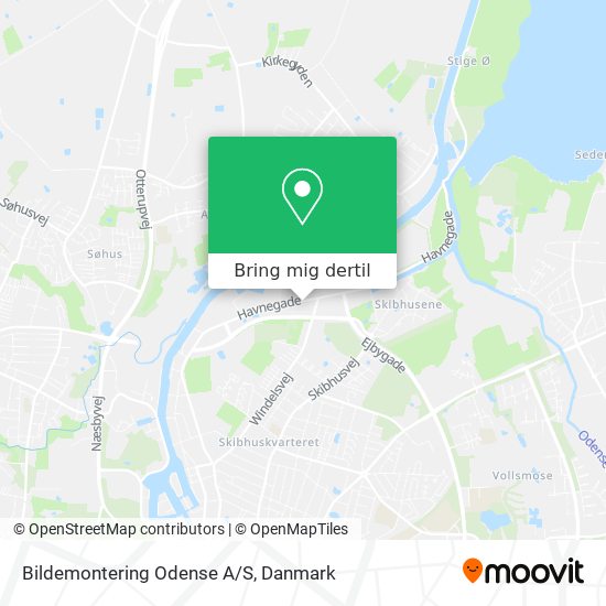 Bildemontering Odense A/S kort