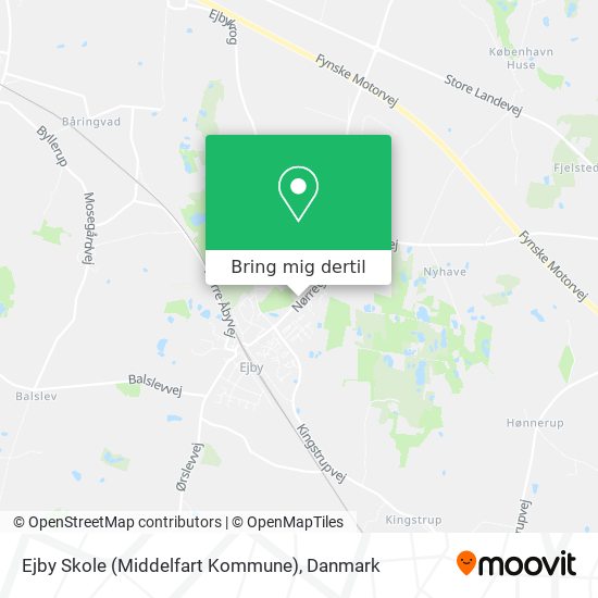 Ejby Skole (Middelfart Kommune) kort