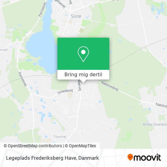 Legeplads Frederiksberg Have kort