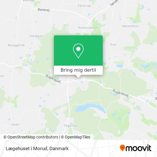Lægehuset i Morud kort