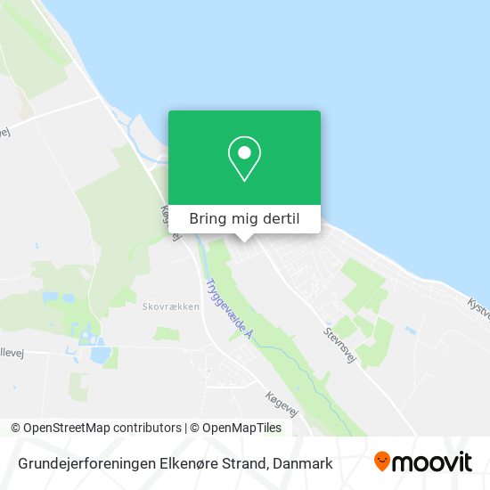 Grundejerforeningen Elkenøre Strand kort