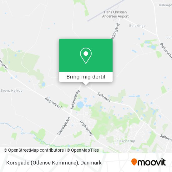 Korsgade (Odense Kommune) kort