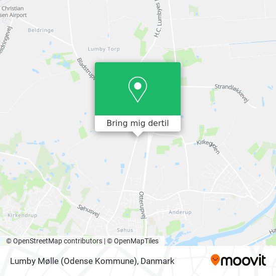 Lumby Mølle (Odense Kommune) kort