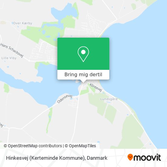 Hinkesvej (Kerteminde Kommune) kort