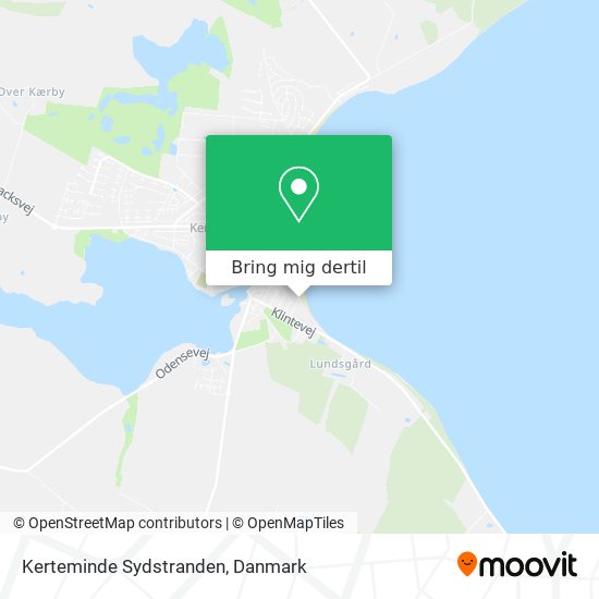 Kerteminde Sydstranden kort