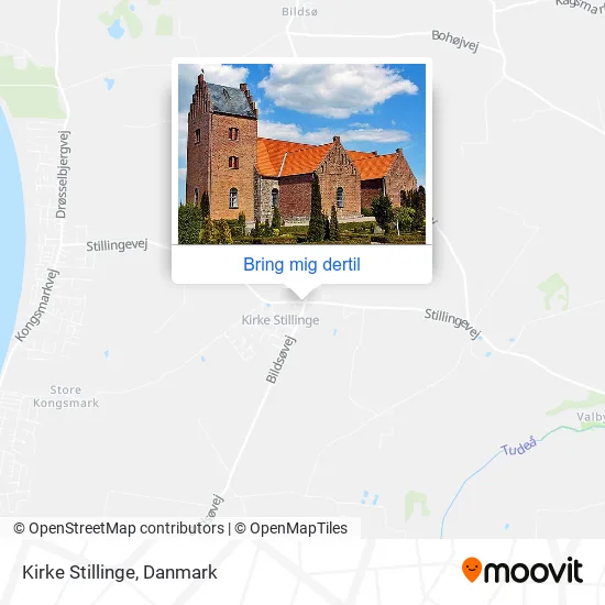 Kirke Stillinge kort